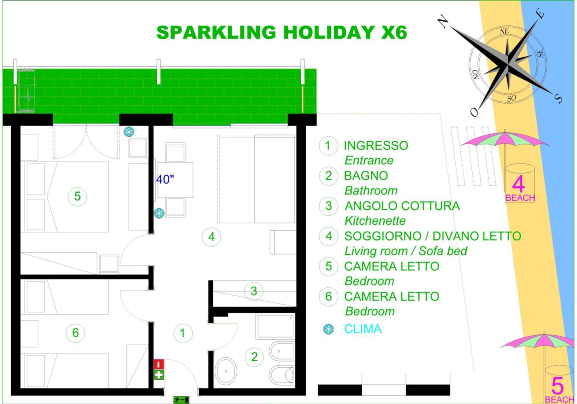 Sparkling Holiday Lignano Sabbiadoro Cameră foto