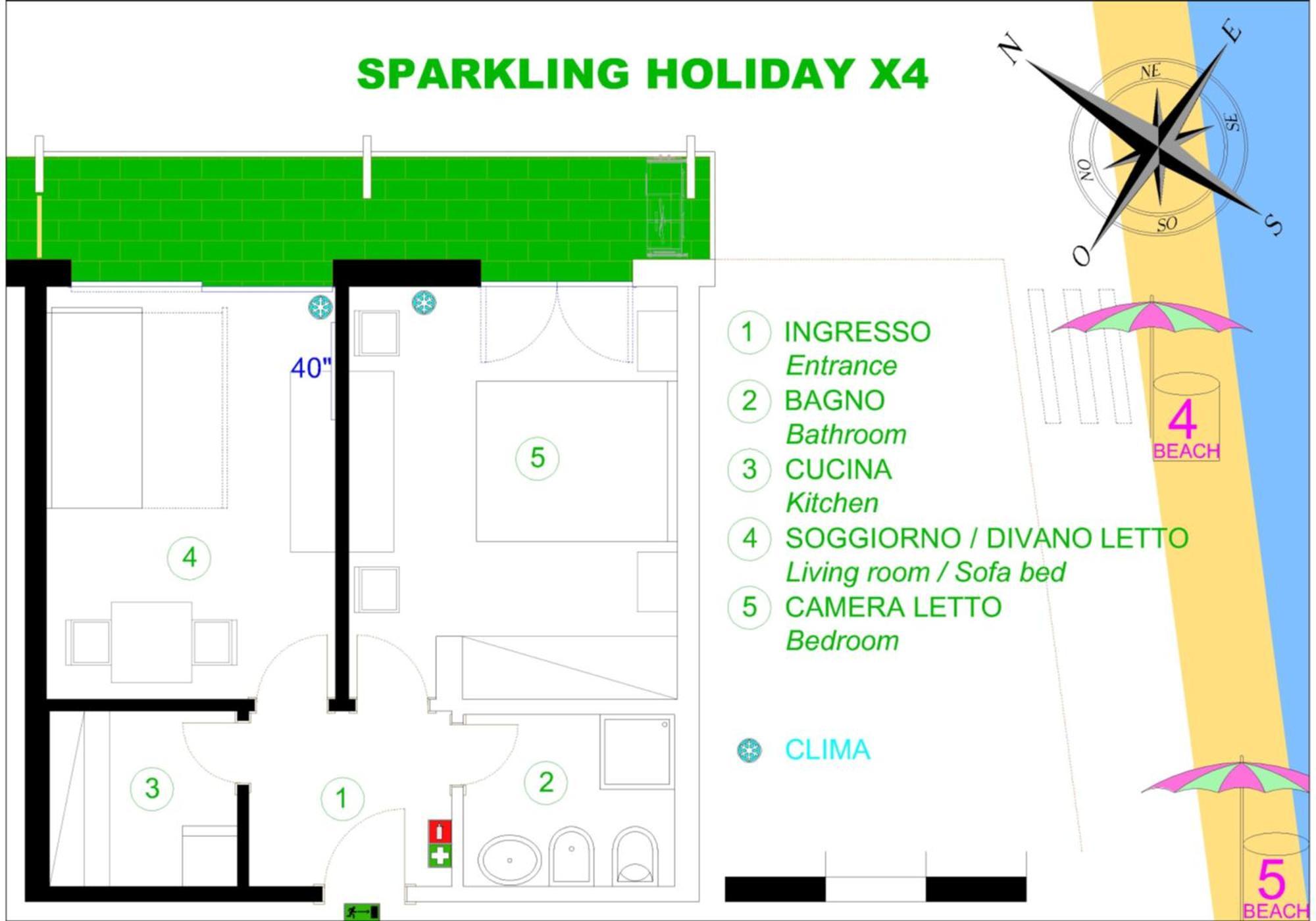 Sparkling Holiday Lignano Sabbiadoro Cameră foto